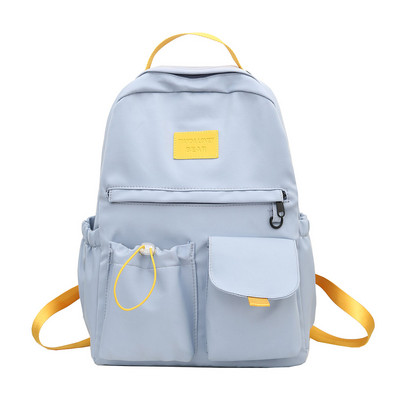 Casual Floral στάμπες Γυναικεία σακίδιο πλάτης Κοριτσίστικες τσάντες μεγάλης χωρητικότητας Μαθητικές σχολικές τσάντες ταξιδιού Mochilas με μενταγιόν