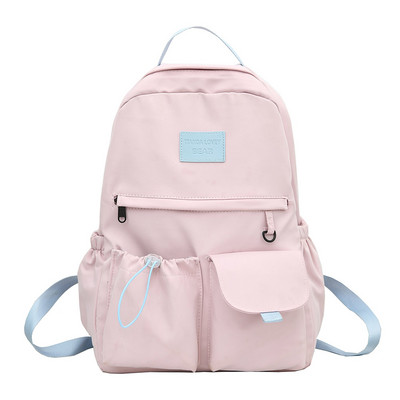 Casual Floral στάμπες Γυναικεία σακίδιο πλάτης Κοριτσίστικες τσάντες μεγάλης χωρητικότητας Μαθητικές σχολικές τσάντες ταξιδιού Mochilas με μενταγιόν