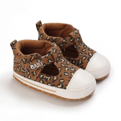 Leoparditeemalised beebijalatsid poistele vastsündinule väikelapsele vabaaja puuvillane tald, libisemisvastane, hingav esimesed jalakäijad roomamismokasiinid