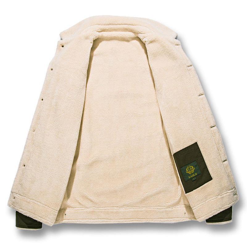 iSurvivor 2022 Ανδρικά Χειμερινά Φλις Χονδρά Μπουφάν Jaqueta Masculina Ανδρικά Casual Fashion Slim Εφαρμοσμένα Μπουφάν μεγάλου μεγέθους Hombre