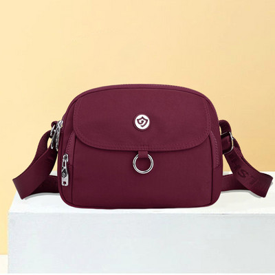 Τσάντα χιαστί μεγάλης χωρητικότητας νάιλον σύνθετη τσάντα ώμου Αναπνεύσιμη γυναικεία ανθεκτική ανθεκτική στις γρατσουνιές με φερμουάρ Ταξίδι για αγορές