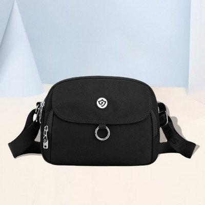 Τσάντα χιαστί μεγάλης χωρητικότητας νάιλον σύνθετη τσάντα ώμου Αναπνεύσιμη γυναικεία ανθεκτική ανθεκτική στις γρατσουνιές με φερμουάρ Ταξίδι για αγορές