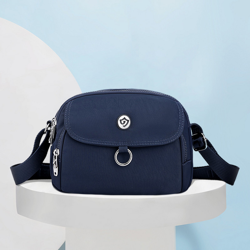 Τσάντα χιαστί μεγάλης χωρητικότητας νάιλον σύνθετη τσάντα ώμου Αναπνεύσιμη γυναικεία ανθεκτική ανθεκτική στις γρατσουνιές με φερμουάρ Ταξίδι για αγορές