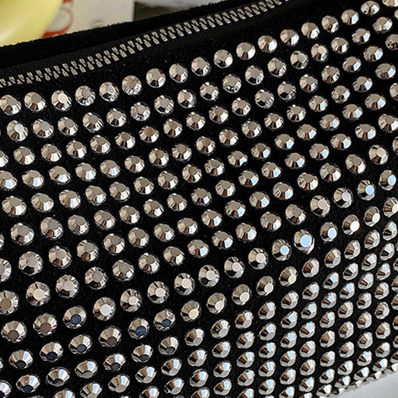 Genți de mână pentru damă, lanțuri, cu strasuri, genți de subrat pentru femei, de designer elegant, cilindru, pentru petrecere, cu diamante, poșete, genți de mână bolsas