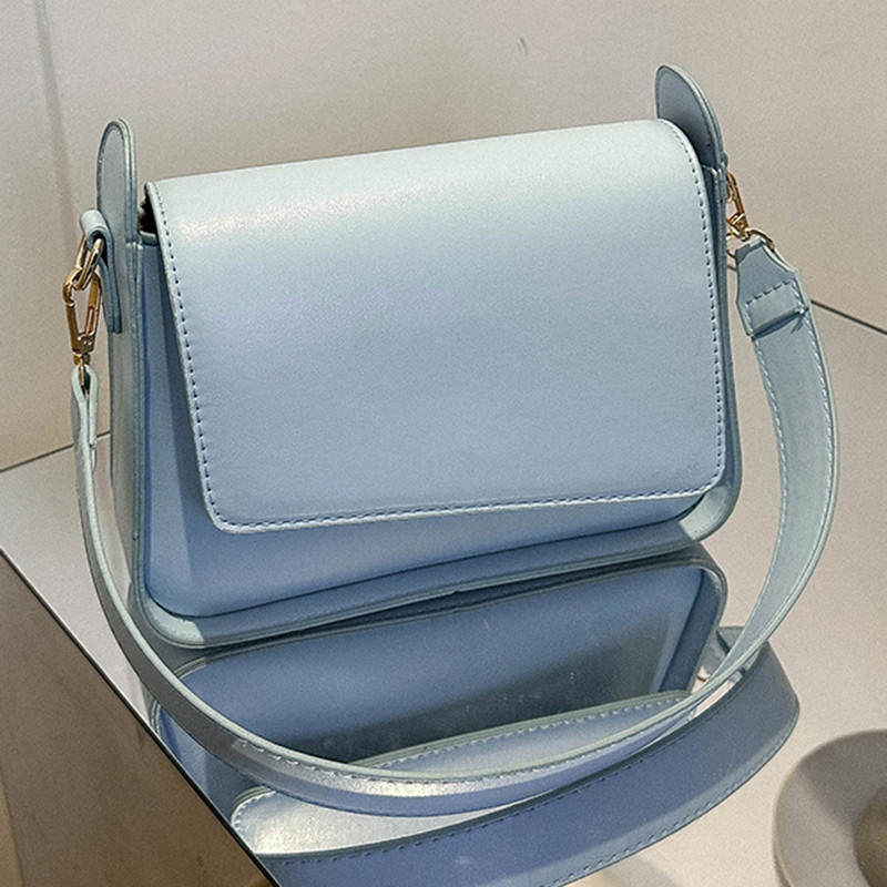 Moekaskott Naiste ühevärvilised käekotid PU-nahast vabaaja kaenlaaukott Naiste kaenlaaluste kotid Trendikas ülemise käepidemega käekott