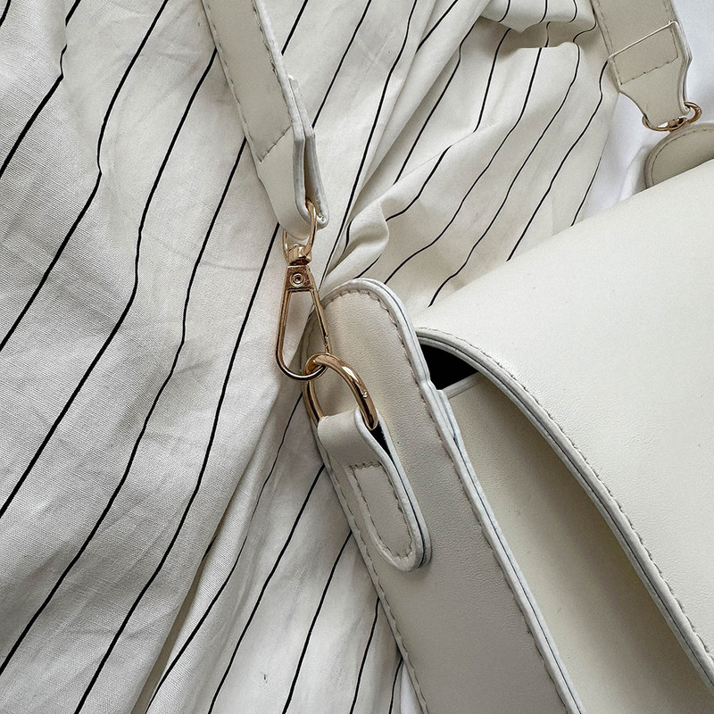 Moekaskott Naiste ühevärvilised käekotid PU-nahast vabaaja kaenlaaukott Naiste kaenlaaluste kotid Trendikas ülemise käepidemega käekott