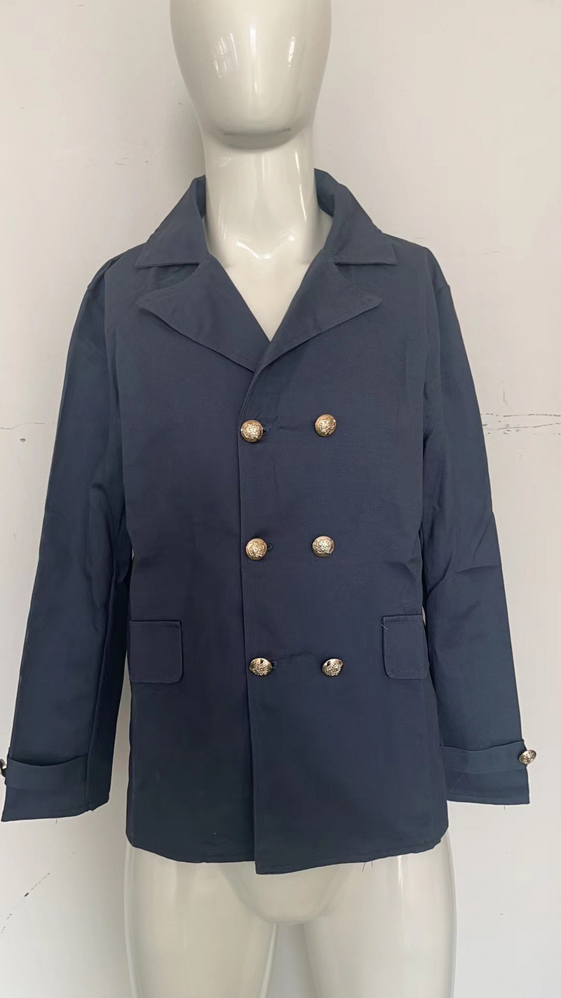 Vabaaja mantlid Kardigan Meeste pikkade varrukatega lahtikäiva kraega jakk Sügistalvine õhukese nööbiga lühike tuulejakk tänavarõivad