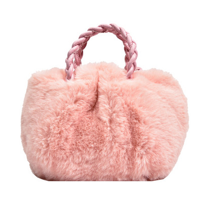 Dámska elegantná taška cez rameno, jednofarebná nadýchaná taška cez rameno, tkaná rúčka, crossbody kabelky, prenosné malé cestovné dievčenské tote
