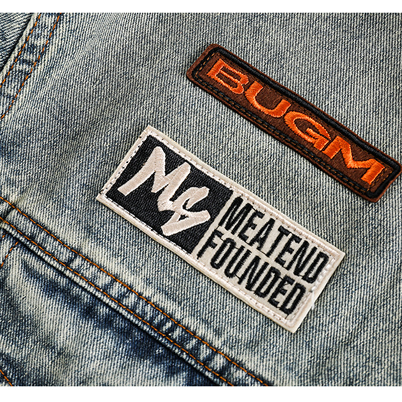 Harajuku Vintage Biker Racing Ανδρικό τζιν μπουφάν Υπερμεγέθη Streetwear Rock Punk Gothic Baseball Τζιν Μπουφάν Γυναικείο Boyfriend