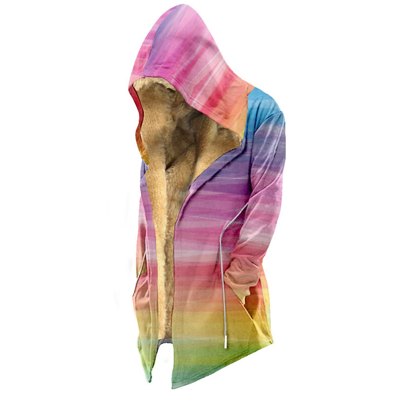 Jachetă pentru bărbați din catifea atletică din lână Culoare medie spre simplă, solidă, în jachetă Jachetă, toamnă lungă, mare, groasă pentru bărbați