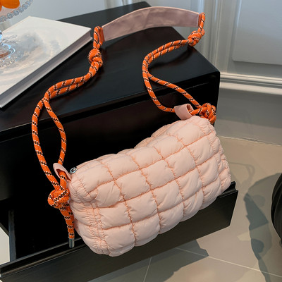 Dámska taška cez rameno, luxusná dizajnérska nylonová taška cez rameno, veľká kapacita, crossbody taška, ležérna jednoduchá dámska kabelka na dochádzanie, nákupná taška