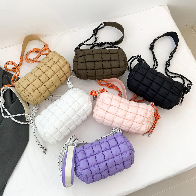 Dámska taška cez rameno, luxusná dizajnérska nylonová taška cez rameno, veľká kapacita, crossbody taška, ležérna jednoduchá dámska kabelka na dochádzanie, nákupná taška