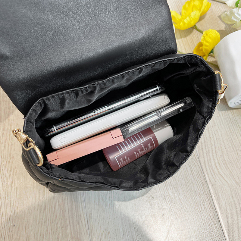 Γυναικεία τσάντα ώμου Lingge Μονόχρωμη μοντέρνα τσάντα Messenger Ρυθμιζόμενος ιμάντας ώμου PU Δερμάτινη αφαιρούμενη τσάντα για κορίτσια καθημερινής συνάντησης