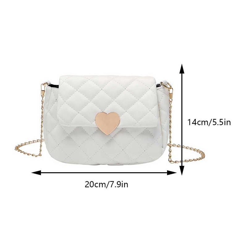 Γυναικεία τσάντα ώμου Lingge Μονόχρωμη μοντέρνα τσάντα Messenger Ρυθμιζόμενος ιμάντας ώμου PU Δερμάτινη αφαιρούμενη τσάντα για κορίτσια καθημερινής συνάντησης