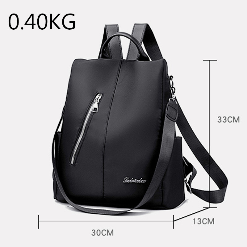 Disainer naiste seljakotid vargusvastased seljakotid lahtised vabaaja õpilaste koolikotid, diagonaalne tõmblukk, dekoratiivsed naiste õlakotid