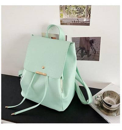 Moodne seljakott naistele Kvaliteetne PU-nahast naiste seljakott, suure mahutavusega välireisi seljakott tüdrukute koolikott