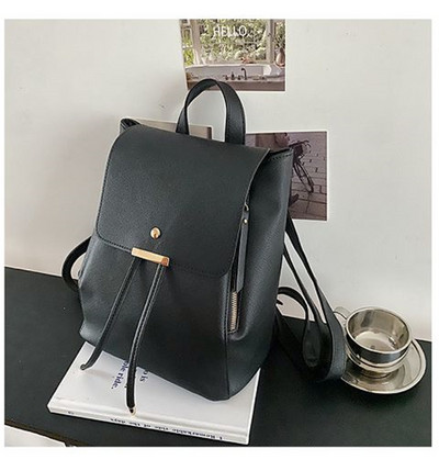 Moodne seljakott naistele Kvaliteetne PU-nahast naiste seljakott, suure mahutavusega välireisi seljakott tüdrukute koolikott