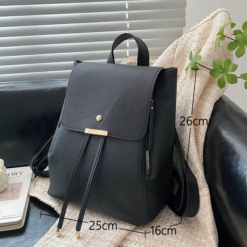 Moodne seljakott naistele Kvaliteetne PU-nahast naiste seljakott, suure mahutavusega välireisi seljakott tüdrukute koolikott