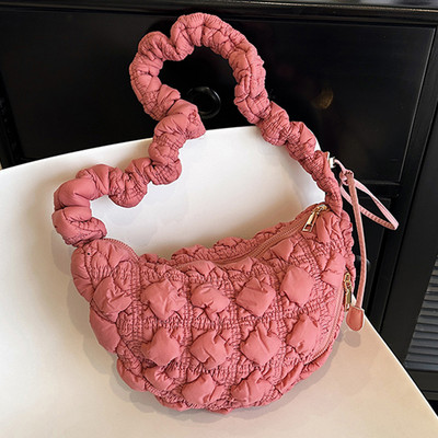 Korejske elegantne plisirane torbe s ručkom za žene Cloud Bags Karirane prošivene torbe za slobodno vrijeme Torba za skitnice Shopping torbe na rame Ženske