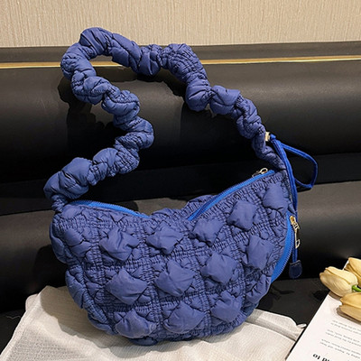 Korejske elegantne plisirane torbe s ručkom za žene Cloud Bags Karirane prošivene torbe za slobodno vrijeme Torba za skitnice Shopping torbe na rame Ženske