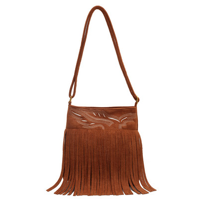 Dámske luxusné semišové kabelky cez rameno Gusure Vintage Tassel Crossbody, malé ručné a kabelkové kabelky, luxusný dizajn, podpazušie, kabelka Hobos