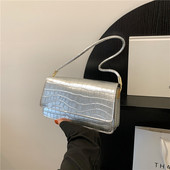 Fashion Exquisite τσάντα αγορών Ρετρό casual γυναικείες τσάντες ώμου Γυναικείες τσάντες με αλυσίδα από δέρμα κροκόδειλου για γυναίκες 2023 Tote