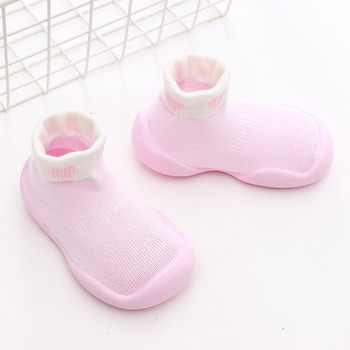2023 Бебешки обувки за момичета Първи обувки за момчета Проходилки Бебешки маратонки Мека гумена подметка Бебешки обувки Бутушки за новородено Чехли