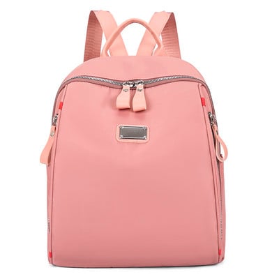 Νέα αδιάβροχη νάιλον γυναικεία τσάντα πλάτης Γυναικεία τσάντα ταξιδιού Σχολική τσάντα για έφηβες μονόχρωμη τσάντα βιβλίου Mochila