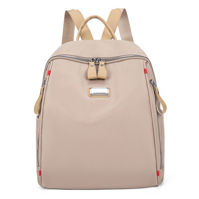 Νέα αδιάβροχη νάιλον γυναικεία τσάντα πλάτης Γυναικεία τσάντα ταξιδιού Σχολική τσάντα για έφηβες μονόχρωμη τσάντα βιβλίου Mochila