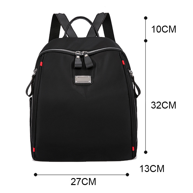 Νέα αδιάβροχη νάιλον γυναικεία τσάντα πλάτης Γυναικεία τσάντα ταξιδιού Σχολική τσάντα για έφηβες μονόχρωμη τσάντα βιβλίου Mochila