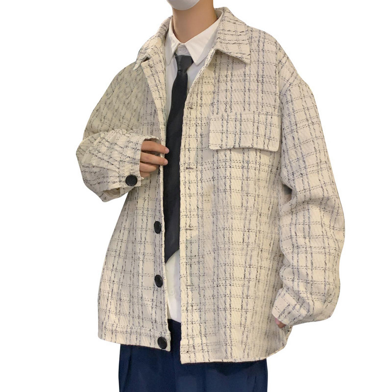 Meeste riided Talvised Meeste Keskmised Mantlid Meeste Lõhna Trend Suur Korea igapäevane jope Suurus Lahtine Lihtne jope Jopeta