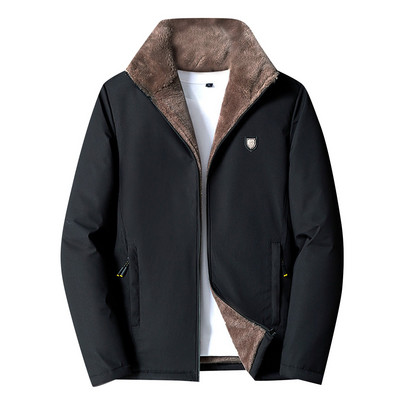 Ανδρικά 2023 Χειμώνας Αντιανεμικό Fleece Χοντρό Ζεστό Μπουφάν Ανδρική Μόδα Εξωτερικό Παλτό Ανδρικό Φθινοπωρινό Μάρκα Κλασικό Ανδρικό Μπουφάν