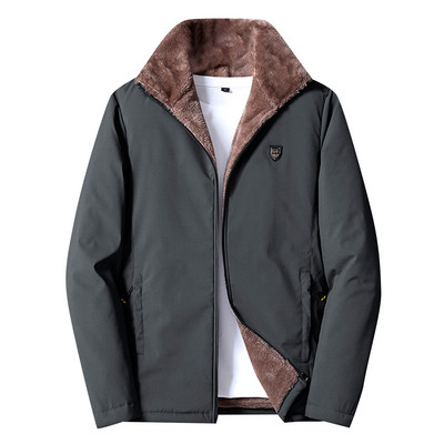 Ανδρικά 2023 Χειμώνας Αντιανεμικό Fleece Χοντρό Ζεστό Μπουφάν Ανδρική Μόδα Εξωτερικό Παλτό Ανδρικό Φθινοπωρινό Μάρκα Κλασικό Ανδρικό Μπουφάν