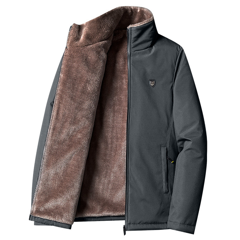 Ανδρικά 2023 Χειμώνας Αντιανεμικό Fleece Χοντρό Ζεστό Μπουφάν Ανδρική Μόδα Εξωτερικό Παλτό Ανδρικό Φθινοπωρινό Μάρκα Κλασικό Ανδρικό Μπουφάν