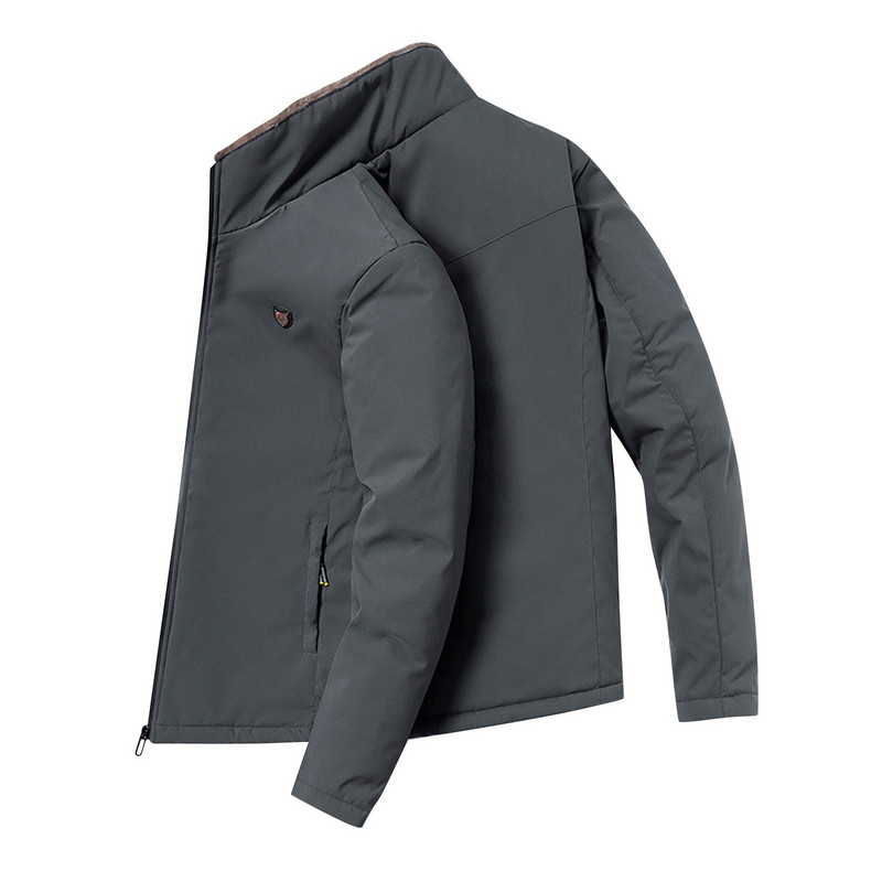 Ανδρικά 2023 Χειμώνας Αντιανεμικό Fleece Χοντρό Ζεστό Μπουφάν Ανδρική Μόδα Εξωτερικό Παλτό Ανδρικό Φθινοπωρινό Μάρκα Κλασικό Ανδρικό Μπουφάν