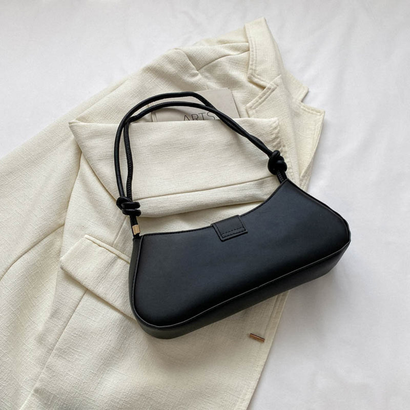 Geantă de umăr de modă pentru femei cu cataramă Geanta de mână din piele PU Bretele de umăr reglabile Geantă de întâlnire zilnică pentru femei