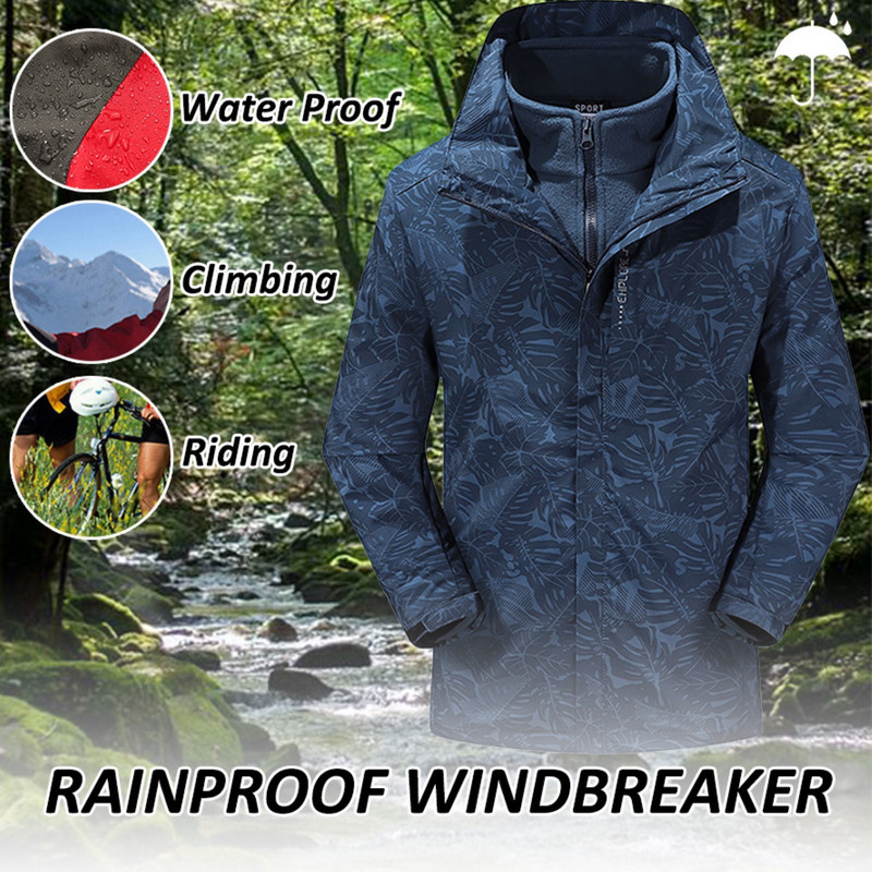 Ανδρικά ρούχα με κουκούλα Έγχρωμες τσέπες που ταιριάζουν με σακάκι γραφείου Πολυλειτουργικό παλτό αντιανεμικό Snow Multi Jacket Couple Ανδρικά