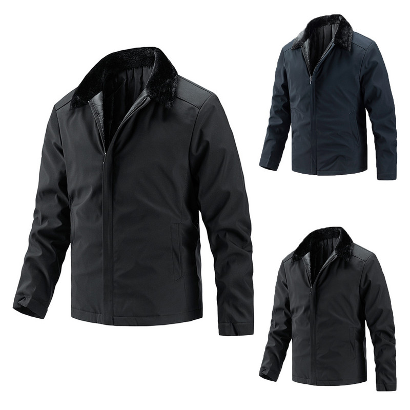 Χειμερινά Μπουφάν για Ανδρικά Μπουφάν Ανδρικά Μπουφάν Μασίφ Winter Outdoor Father Παχύ παλτό πέτο Μπουφάν Βαμβακερό πανωφόρι με είδη