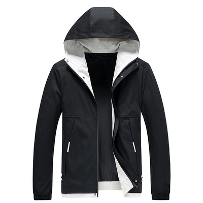 Jachete de iarnă pentru bărbați Rochie Jachete pentru bărbați Jachetă sport pentru bărbați Jachetă largi zilnică, color-blocate, Jachete culturale cu glugă, la modă