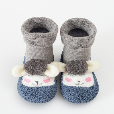 Κινούμενα σχέδια Παιδική μαλακή σόλα από καουτσούκ Παπούτσια για μωρά για αγόρια Πρώτα παπούτσια Βρεφικά πλεκτά μποτάκια Αντιολισθητικά για κορίτσια Περιπατητές νήπιο πρώτος περιπατητής