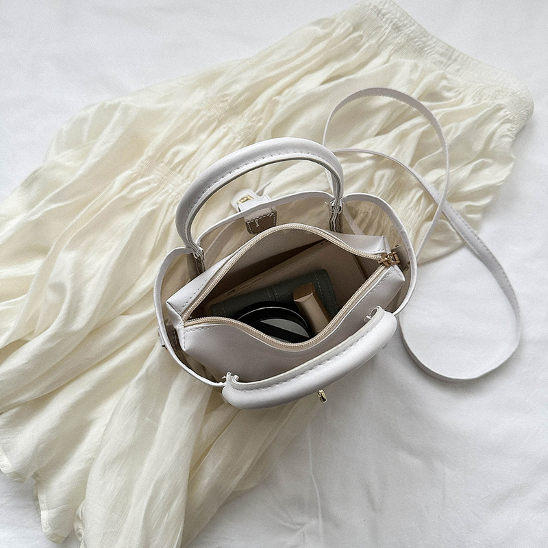 Fashion Top-Handle Τσάντα τσάντα τσάντα αδιάβροχη τσάντα χιαστί PU Διάφανη γυναικεία τσάντα ώμου από PVC Casual τσάντα τσάντα Messenger