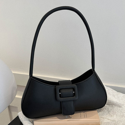 Μόδα γυναικεία τσάντα μασχάλης Φερμουάρ Y2K Κομψή τσάντα ώμου PU μονόχρωμη Απλές καθημερινές αγορές Φορητές τσάντες τσάντας για ταξίδια