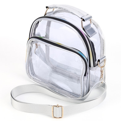 Genți de mână transparente din PVC pentru femei, omologate pentru stadion, geantă transparentă pentru femei, geantă crossbody impermeabilă la modă pentru femei 2023