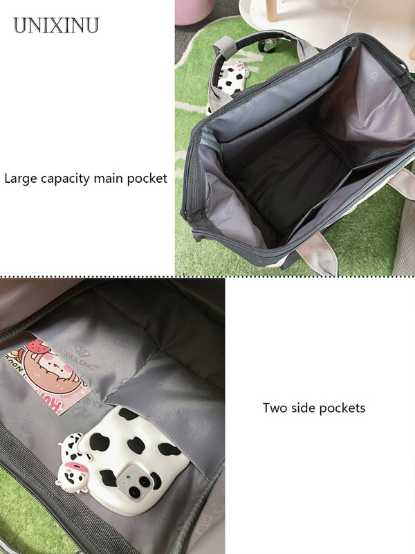 Γυναικείο σακίδιο πλάτης UNIXINU Preppy Style College Student School Τσάντα φορητού υπολογιστή για κορίτσια Αδιάβροχο μεγάλο γυναικείο σακίδιο ταξιδιού