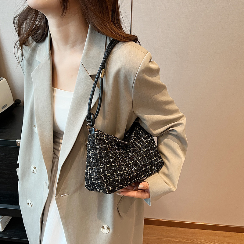 Moterų žiemos pečių krepšys užtrauktuku Nešiojamasis krepšys Mada Kasdienis rankinė Crossbody Bag