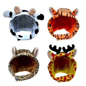 Χαριτωμένα ζωικά καπέλο γάτες με φορεσιά Καπέλα κατοικίδιων ζώων με αυτιά Διατηρούνται ζεστά Καπέλα νέα