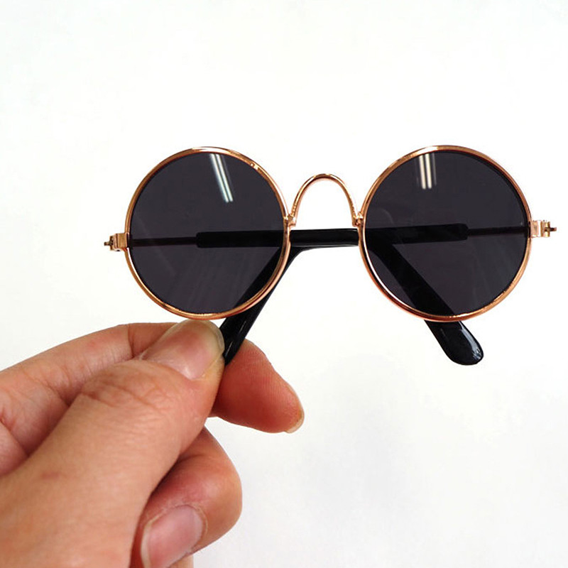 Ochelari de soare frumoși, rotunzi, vintage, pentru cățeluș, pisici Ochelari frumoși pentru animale de companie pentru pisici Gotas mascotas Accesorii Câine Sphynx Katten Products