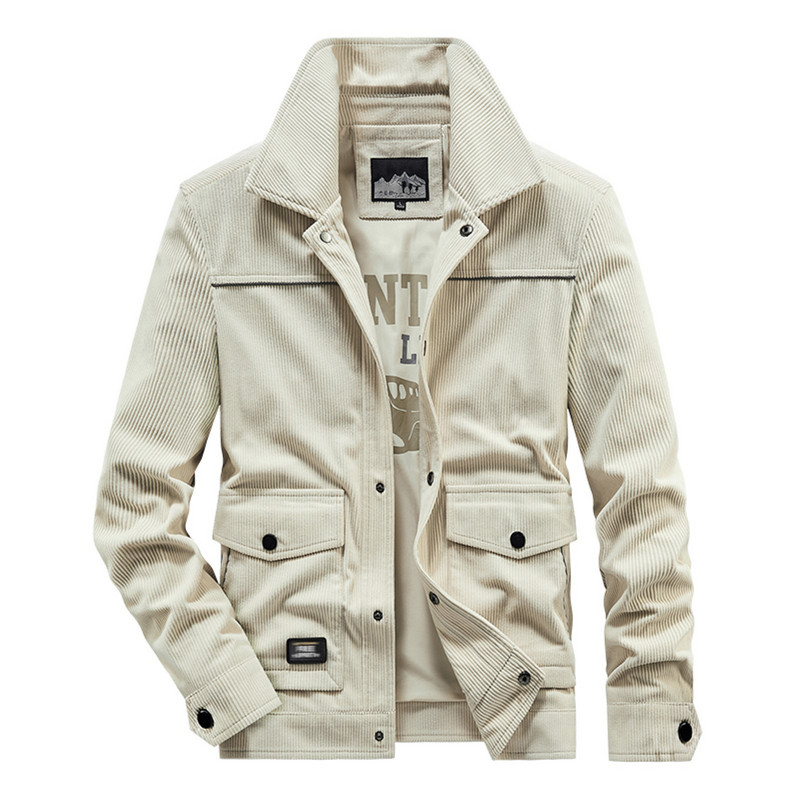 Îmbrăcăminte exterioară ușoară de toamnă iarnă pentru bărbați, lungă, retro, velur, cu mâneci subțiri, haine, jachete, buzunare cu rever, capabili de camping multiplu