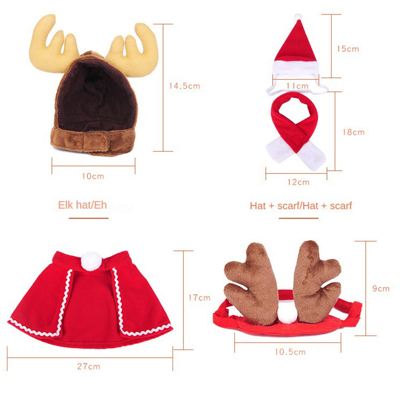 Χριστουγεννιάτικο κοστούμι γάτας για κασκόλ για γάτα Κασκόλ Κασκόλ Μανίτης Headband Party Cosplay Πρωτοχρονιάτικο Halloween Αξεσουάρ για κατοικίδια Άρθρα