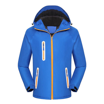 Lukuga kapuutsiga värviline jakk, taskud üles Stiilne kapuutsiga meeste jaoks sobiva värviga Horde Multi tuulekindel jakk Multifunktsionaalne